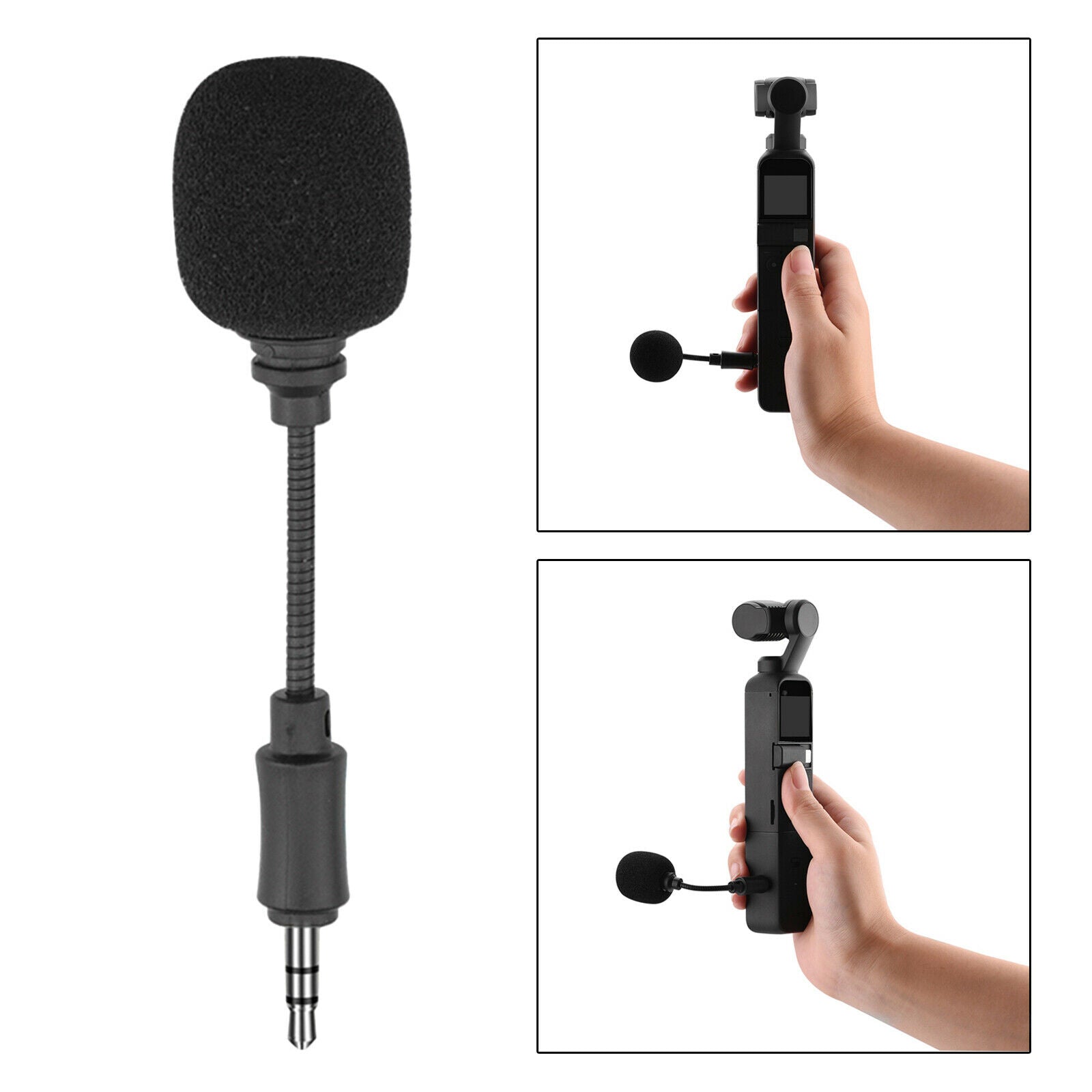 Portable External 3.5mm Microphone for DJI Osmo Pocket 2 Camera Accessories