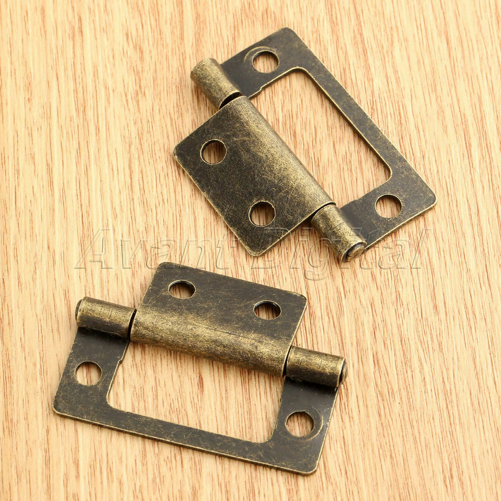 Retro Furniture Cabinet Hinge Wardrobe Cupboard Jewelry Box Door Hinges Hardware