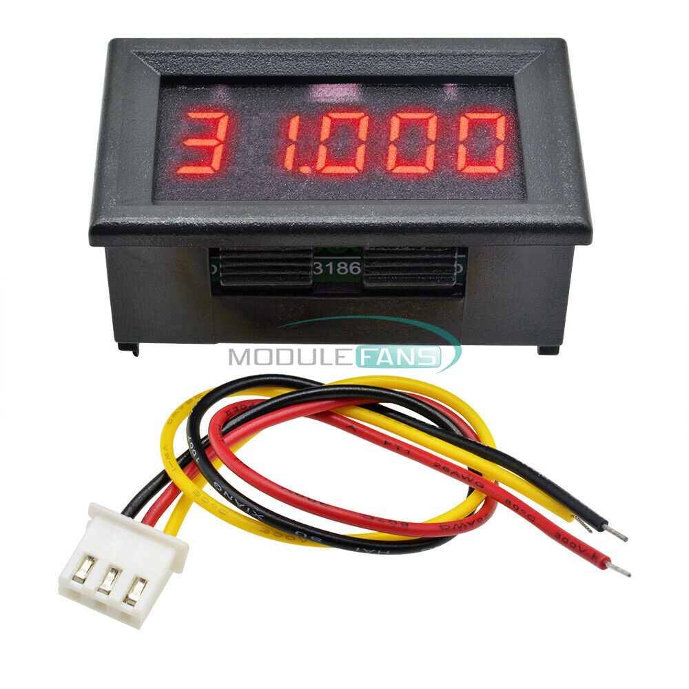 0.36" LED Red 5Digit 0-33.000V Digital Voltmeter Voltage Display Meter Car Panel