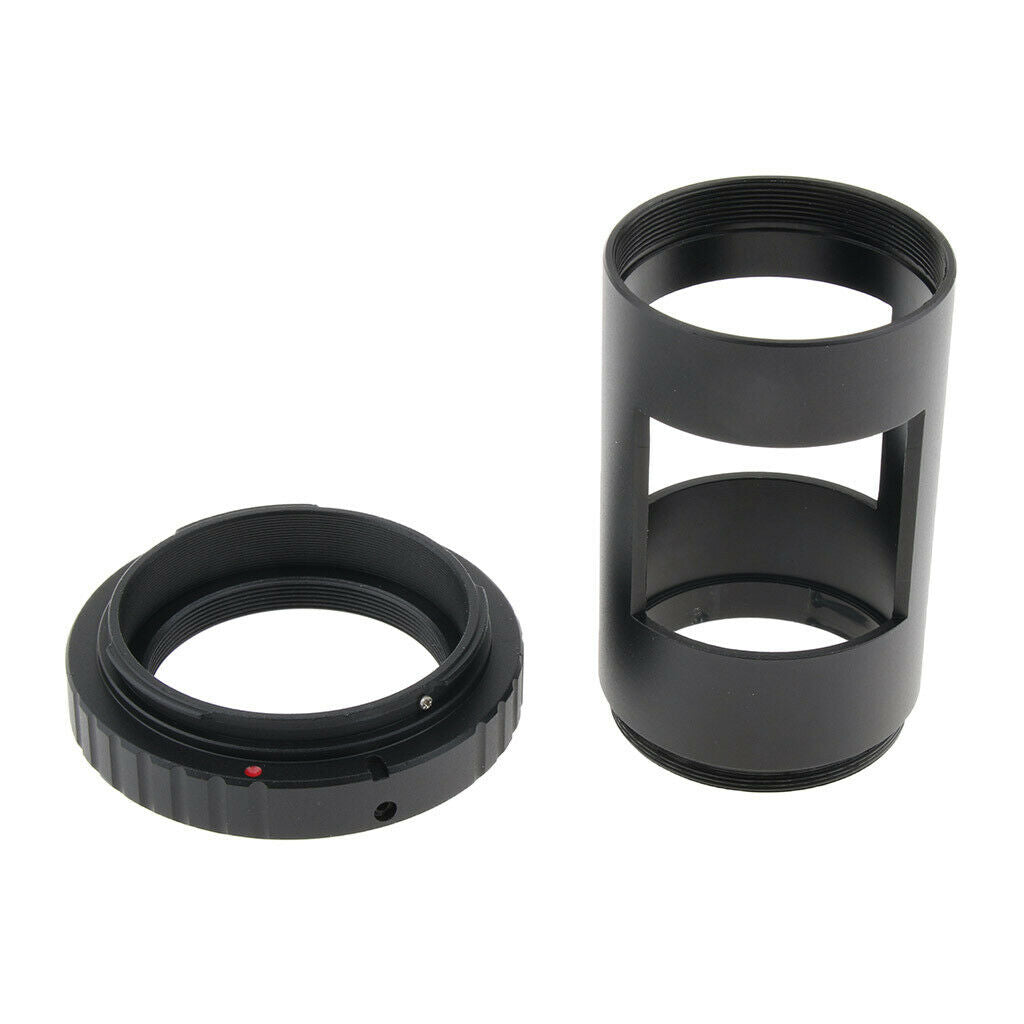 T-ring Lens Adapter Aluminum for Canon DSLR 42mm Photography Sleeve Tube