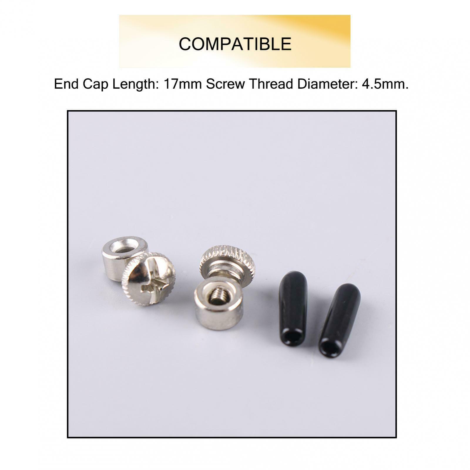5 Sets Replacement Adjustable Screws and End Caps, Replacement Parts Kit for