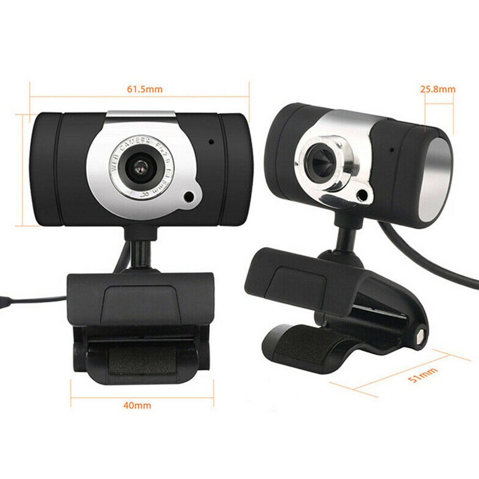 USB2.0 HD Camera Webcam PC Web Cam W/ Microphone For Desktop Laptop Computer