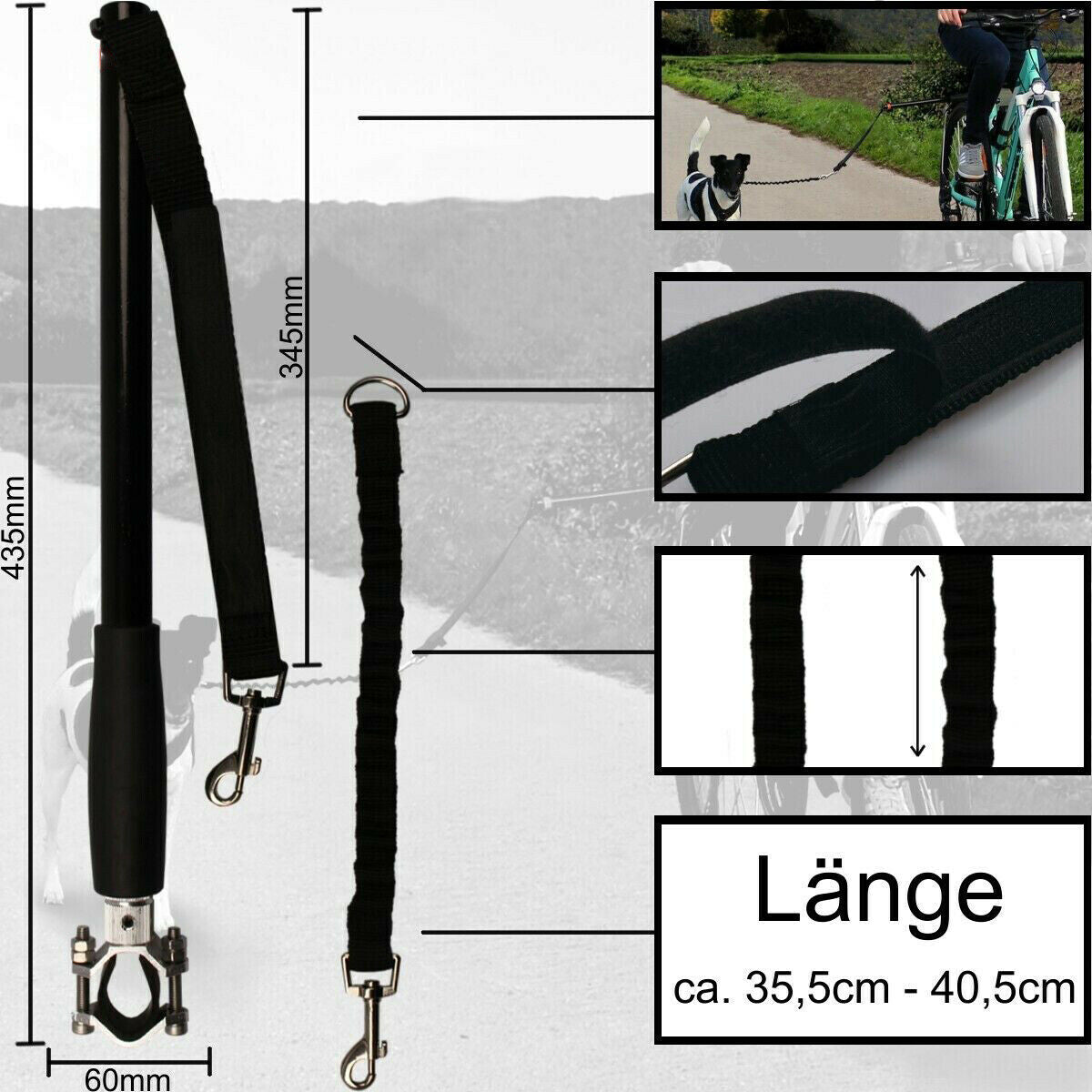 Pet Bicycle Exerciser Ride Training Leash Hands-free Dog Bike Distance Keeper