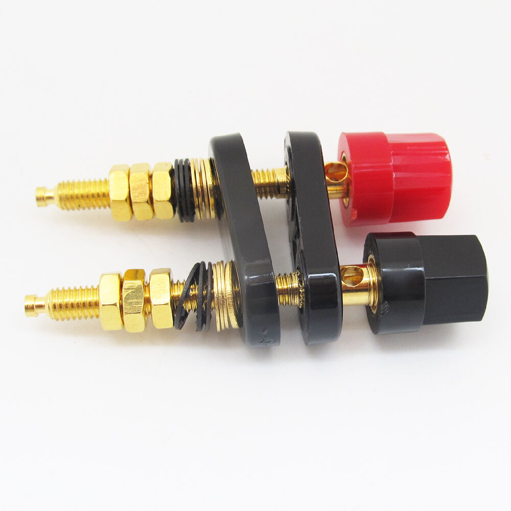20pcs Lengthen Dual 2-way Banana Jack Speaker Amplifier Terminal Binding Post