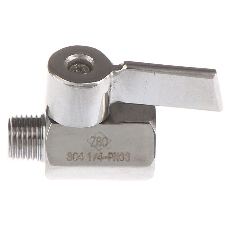 Stainless Steel 304 Ball Valve 1/4" Inch NPT Male X Female Small Mini Valve~A WF