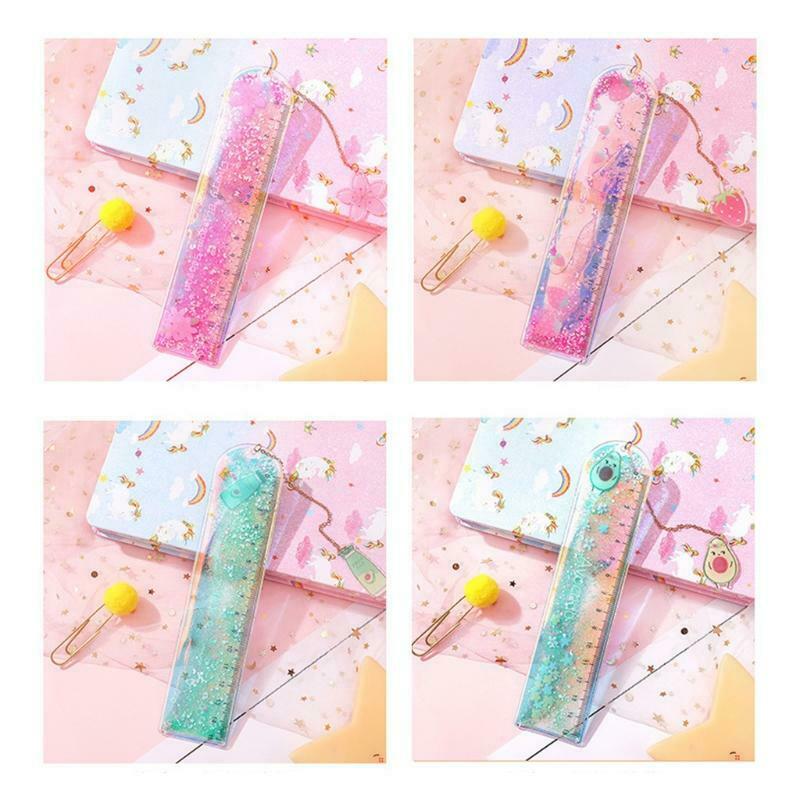 Premium Plastic Ruler Cute Cartoon Mathematics Ruler Measuring Range 0-15cm