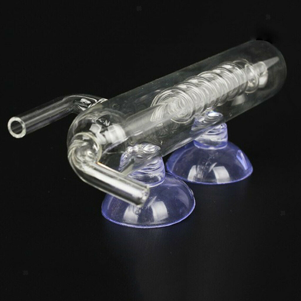 Aquarium Aquarium Glass CO2 Monitor Glass Spiral