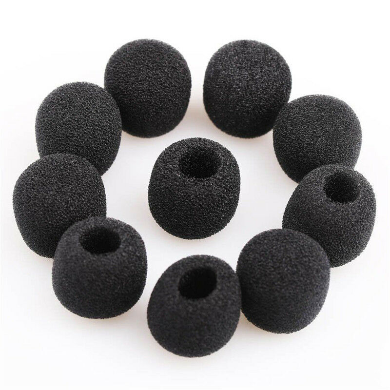 5PCS Mic Microphone Windscreen Soft Foam Pad Mic Cover Holder Sponge Ski.l8