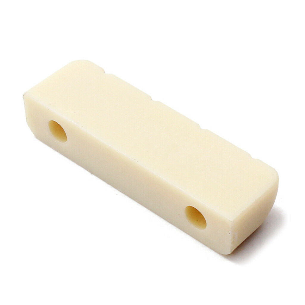 10 Pcs Bone Banjo Top Nuts Four String For DIY Banjo Replacement 30×6×8mm