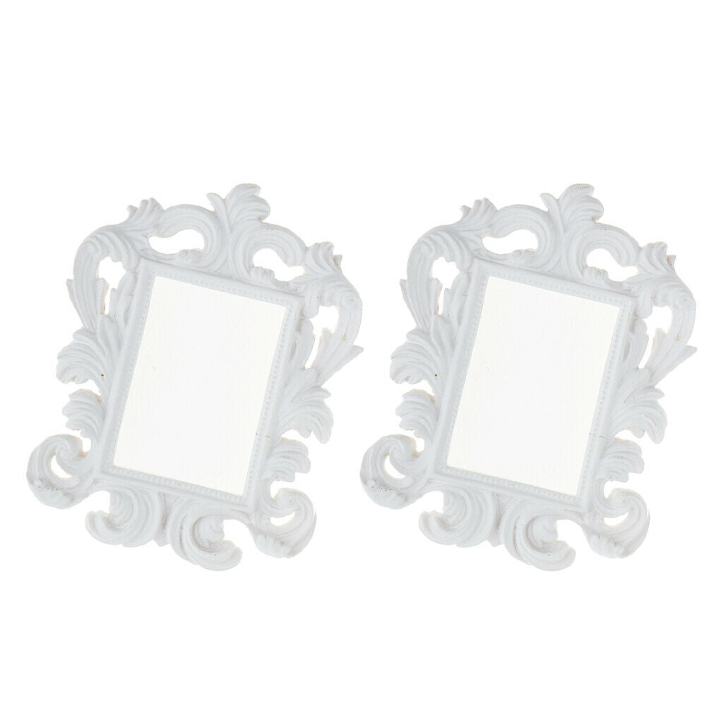 2x  Picture Photo Frame Wall Decoration Wedding Anniversary Gift Favor White