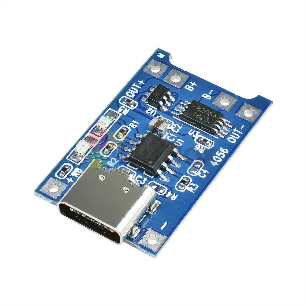 2pc TP4056A Li-ion BMS Lithium Battery Charge Micro USB Interface Board 5V 1A