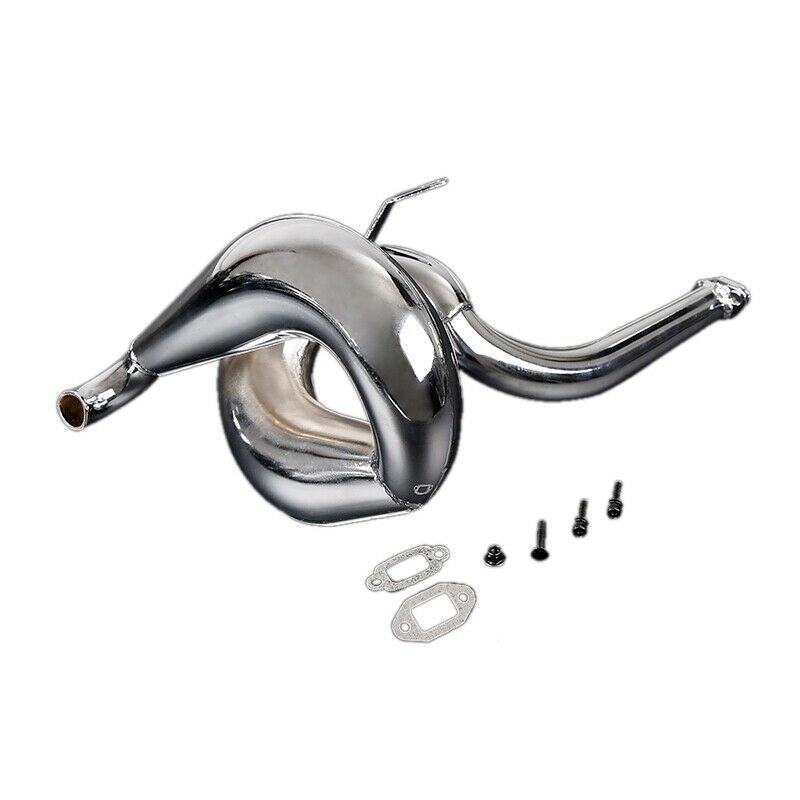 Below 71CC Engine Exhaust Pipe Kit for 1/5 HPI ROFUN BAHA ROVAN KM BAJA LOSI 5E7