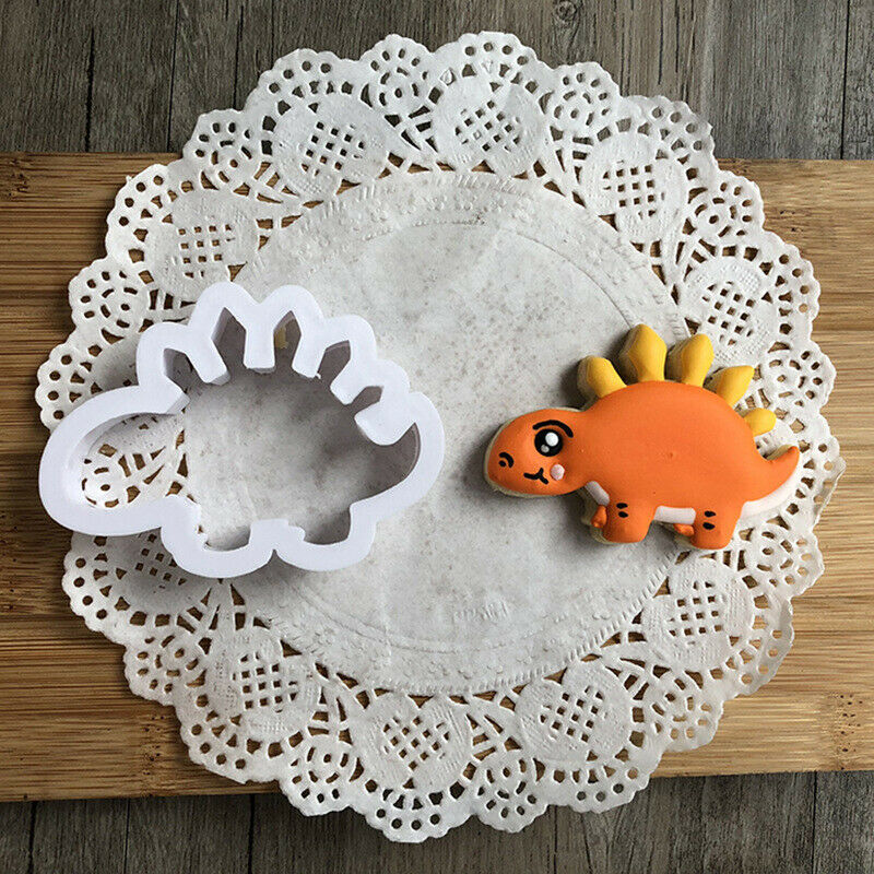 8Pcs/Set Dinosaur Cake Cookie Biscuit Cutter Decorating Mould Pastry Baki.l8