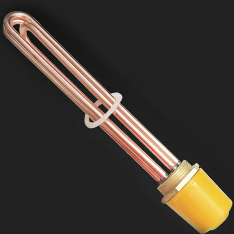 Threaded Electric Water Tank Heating Tube Copper M47 DN40 Heated Pipe 220V 9KW