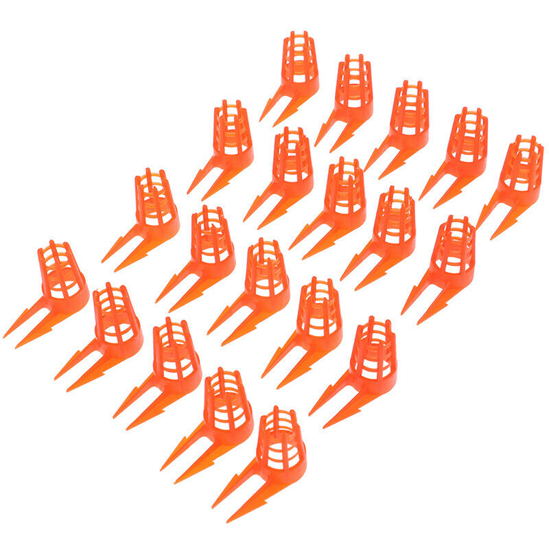 20Pcs/Set Bee Queen Cell Cover Beekeeping Tool Beekeeper Plastic Cage Protect Rf