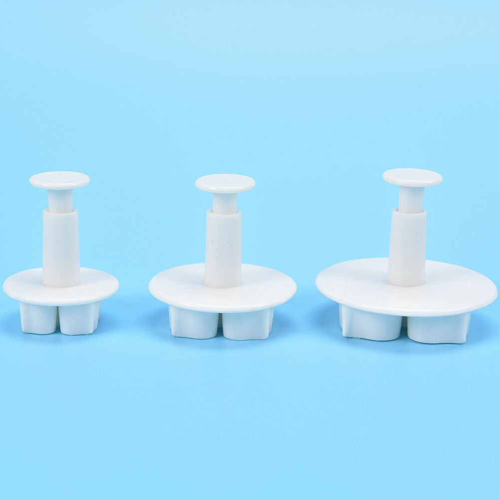 3Pcs hydrangea fondant cake decorating sugarcraft plunger cutter flower m.l8