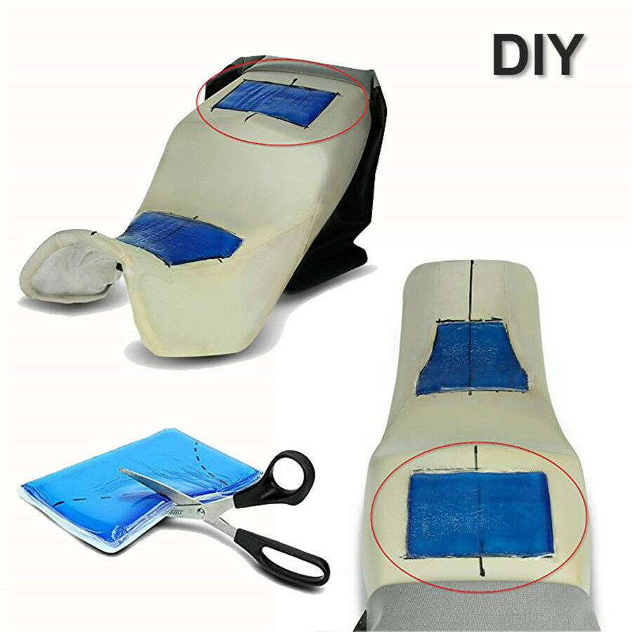 DIY shape Ultra Comfort Gel Motorcycle cushioning Seat 2cm Thickness 25x25cm