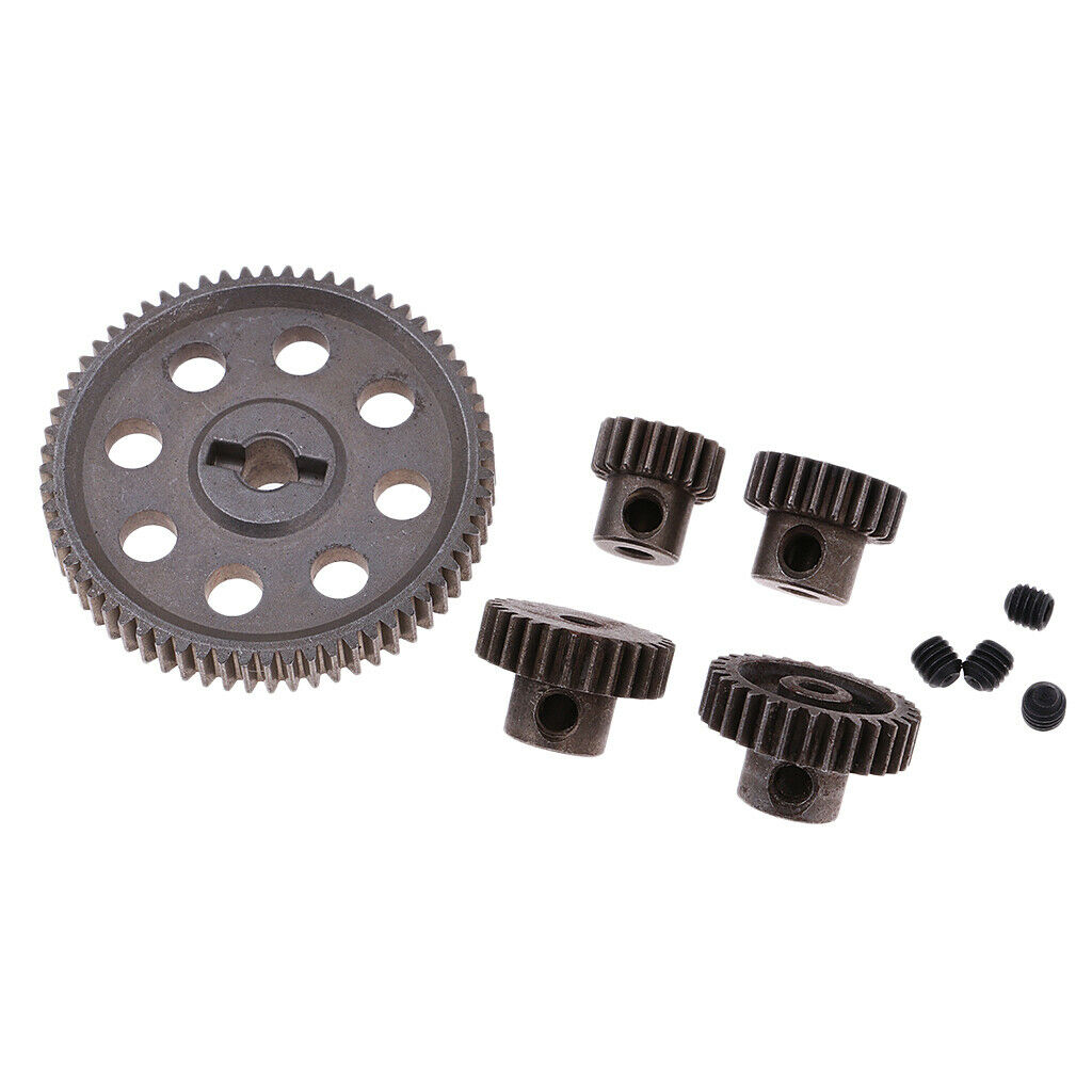 Diff Main Gear + Motor Gear for HSP 94111 94123 1:10 RC on-road Racing Car