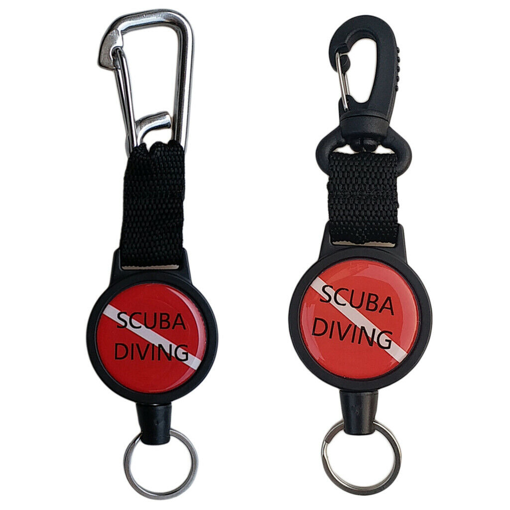 Durable Solid Diving Dive Gear Retractor Dive Lanyard Holder Keeper Buckle