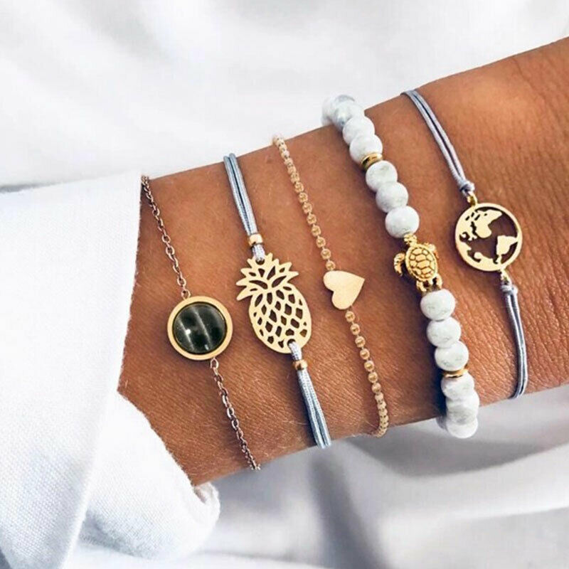 Shop-Story - Nicki Bracelet: Pack Of 5 Bracelets Style Tropical
