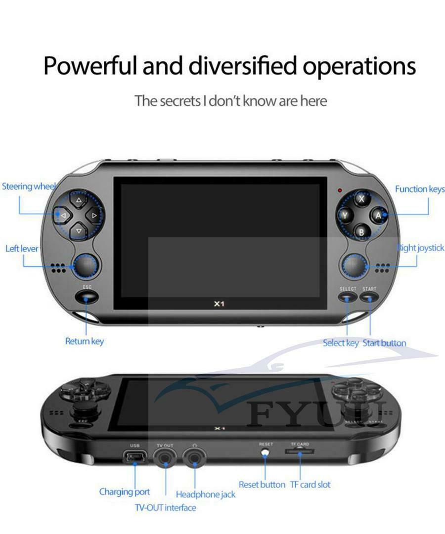 Portable Game Consoles 8GB Retro Handheld 10000 Games Video Console rechargeable