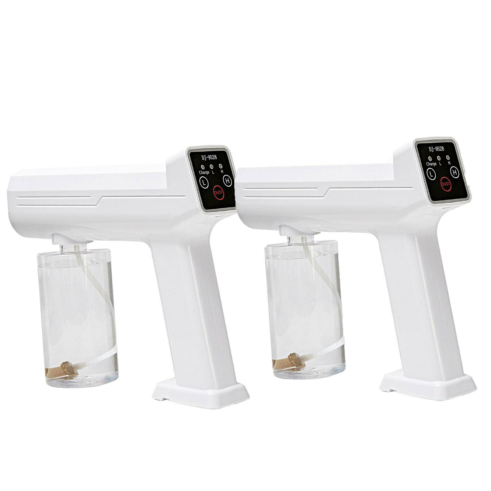 2Pcs Cordless 10W Nano Sanitizer Sprayer 300ml Disinfectant Fogger Spray Gun
