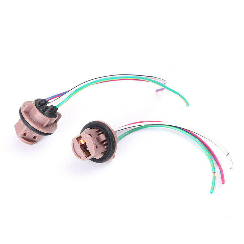 T20 7443 Bulbs Socket Brake Turn Signal Light Harness Wire LED Tail Plug .l8