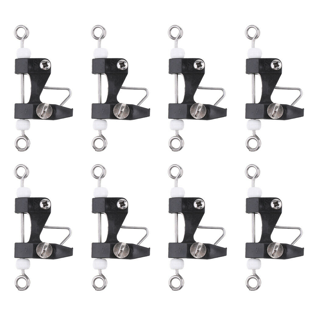 8x Line Release Adjustable Downrigger Release Clip Stabilizers Gear