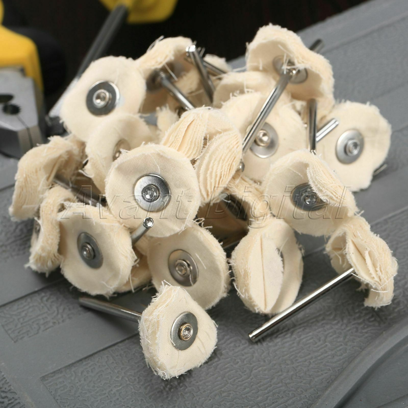 20Pcs Cloth Polishing Wheel Buffer Pad Grinder Power Rotary Tool Accessories