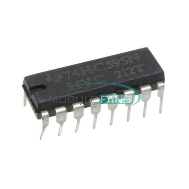 50PCS 74HC595 SN74HC595N 8-Bit Shift Register DIP-16 IC