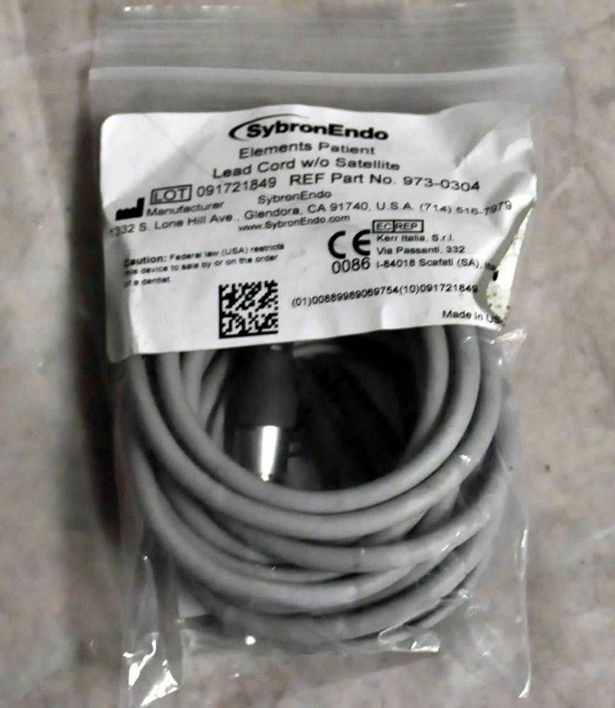 SybronEndo Elements Diagnostic Unit Elements Patient Lead Cord ,973-0304