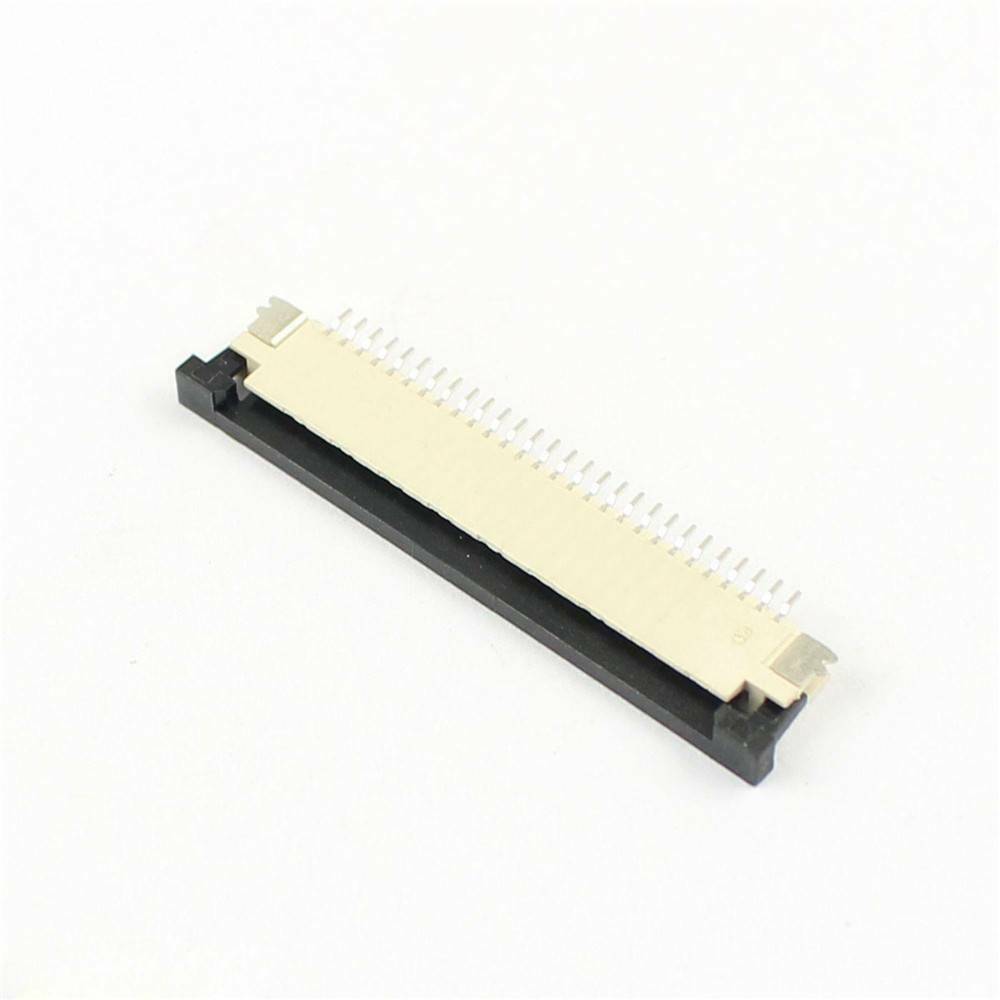 10Pcs 1mm 1.0mm Pitch 28 Pin Drawer Flat Cable Connector Bottom Contact FPC FFC