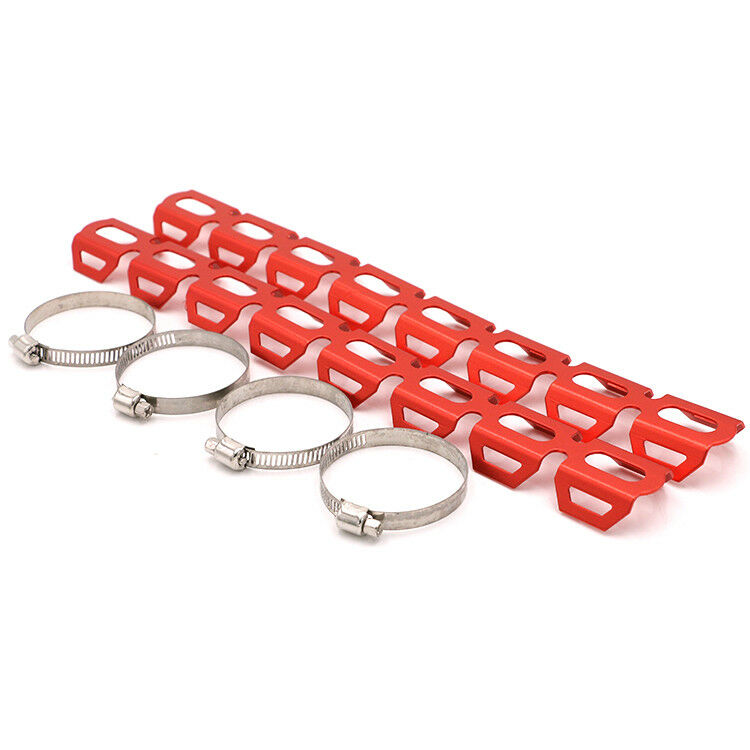 Exhaust Pipe Insulation Red Heat Shield Cover For BMW R1200GS F800 700 650GS