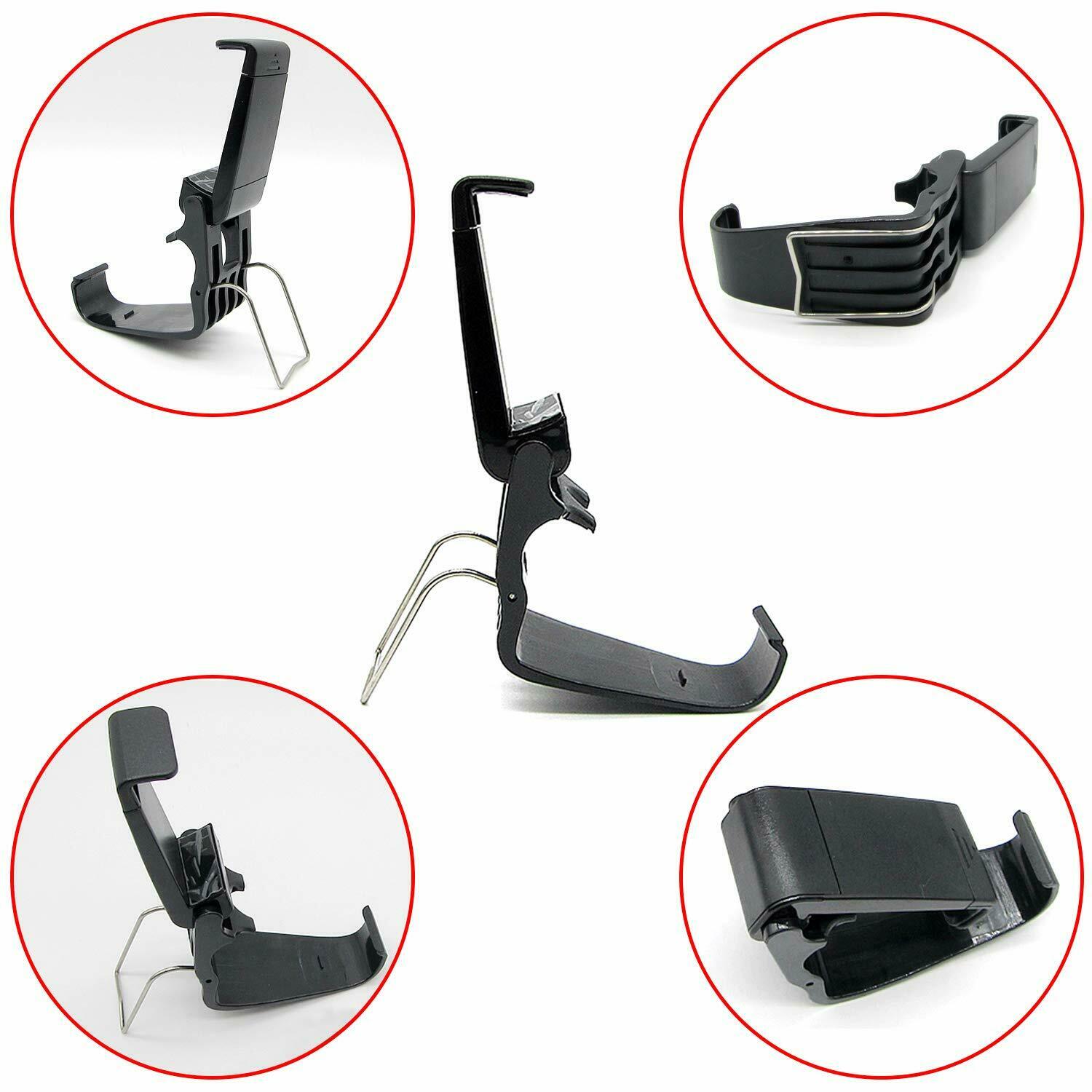 2x Foldable Clip Mobile Phone Plastic Holder Smartphone Game Clamp for Xbox One