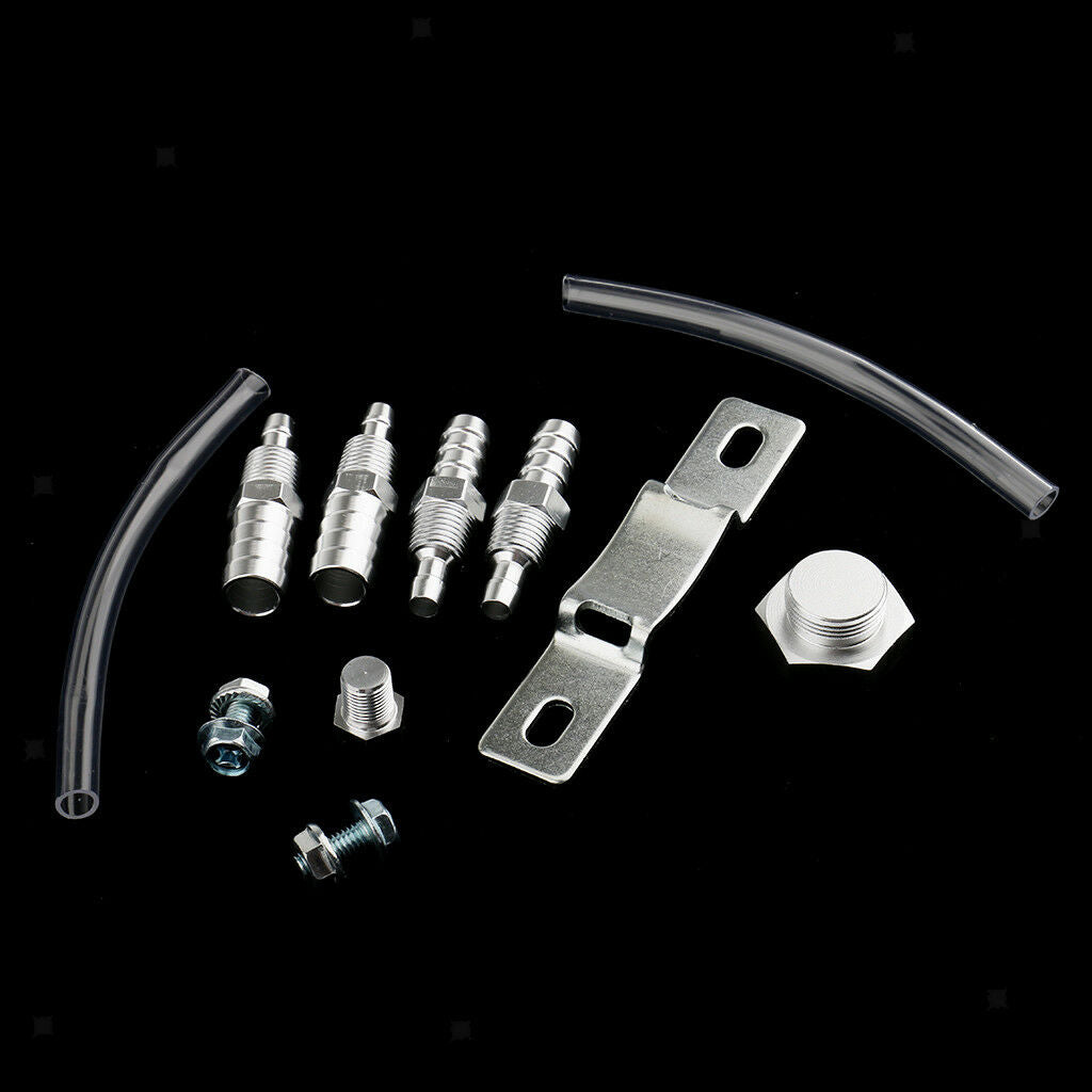 500ML Universal Oil Reservoir Catch Can Kit Breather Filter Baffled Oil Tank