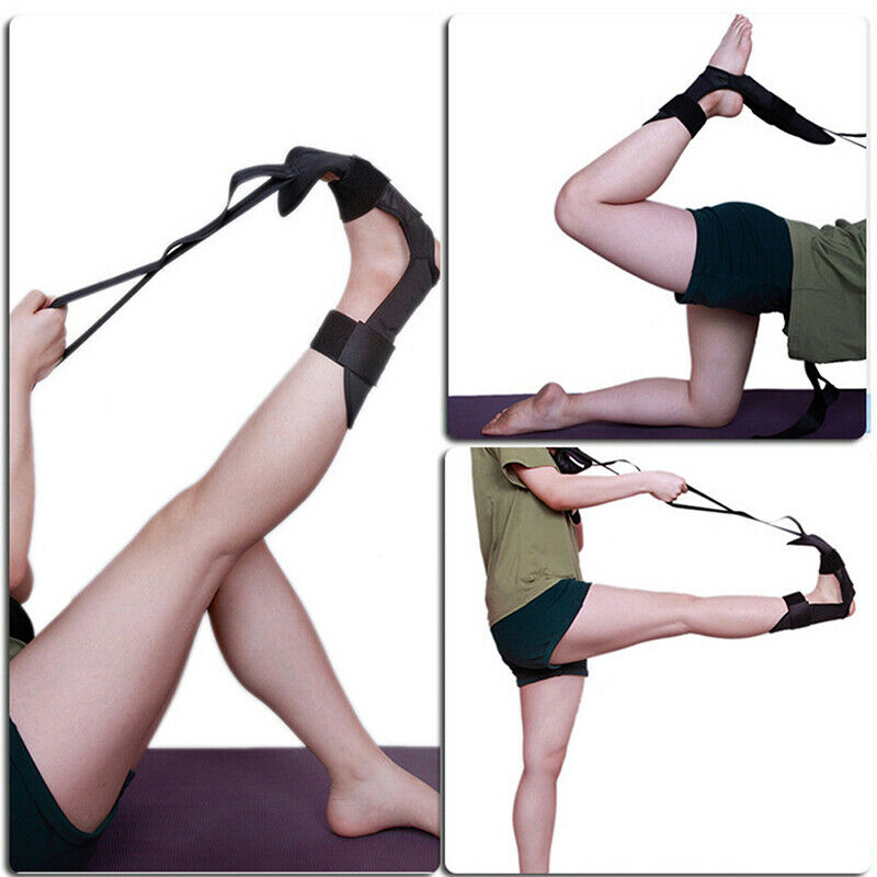 Yoga Flexibility Stretching Leg Stretcher Strap for Ballet Cheer Dance Trai Qx