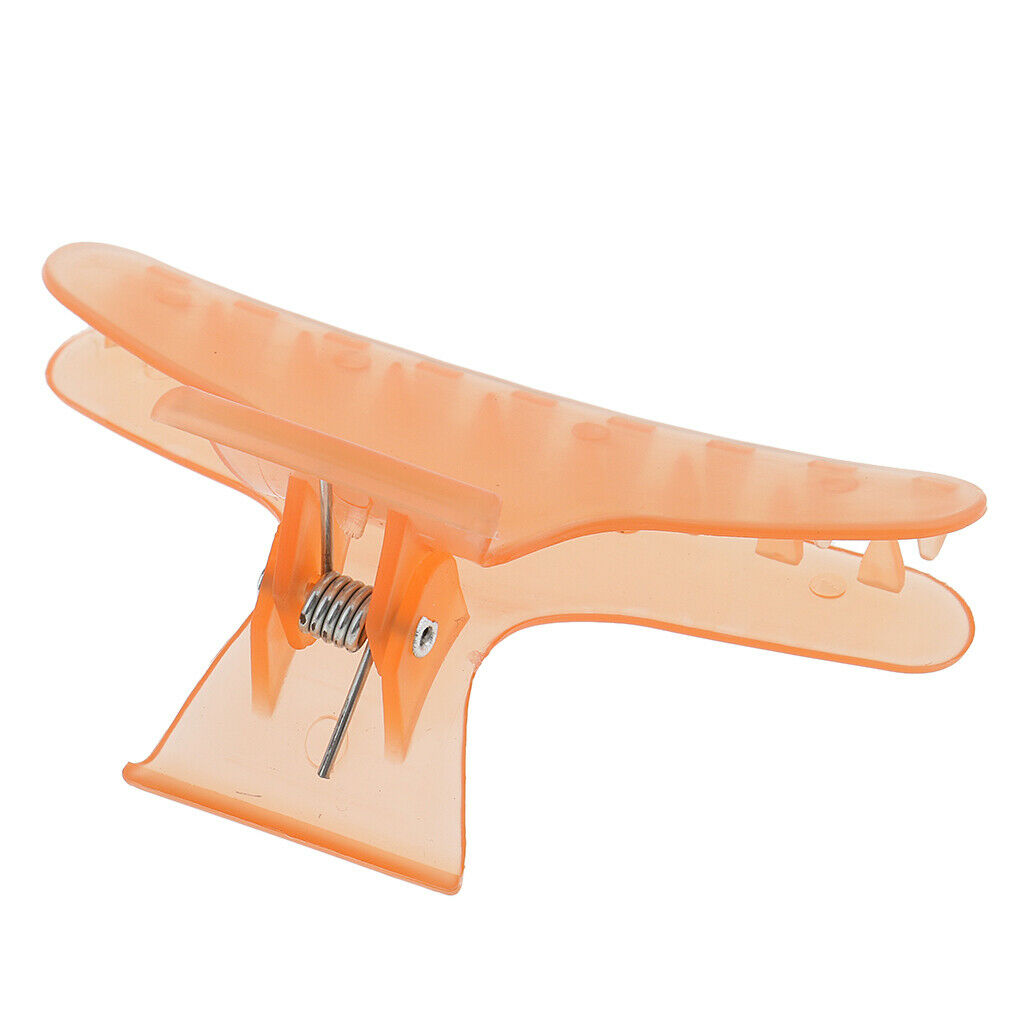 12pc Butterfly Plastic Hair Claw Salon Hairdressing Clip Clamp Grip