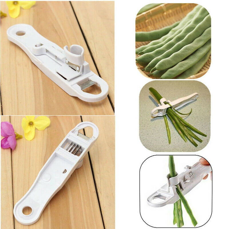 Kitchen Green Bean Slicer Cutter Cut Fruit Vegetable Stringer Peeler Remo.l8