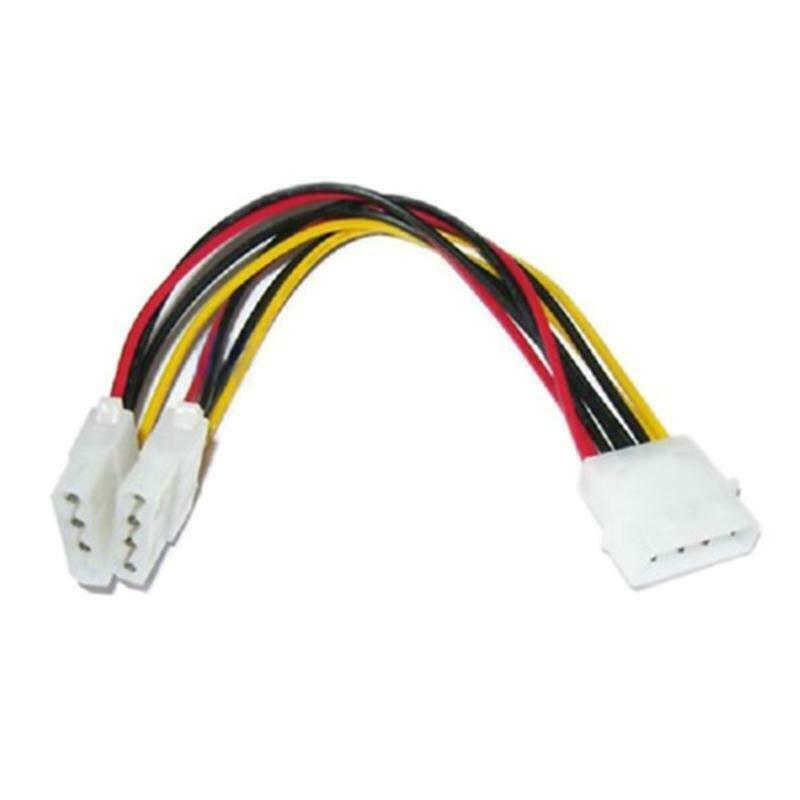 Hard Drive Optical Drive Interface Cable 20cm 4 Pin One In Two 2 Way PSU Power