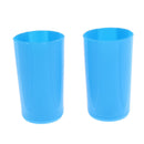 2 Pieces Microphone Battery   End Cover Slip Holder for Mic Parts Blue
