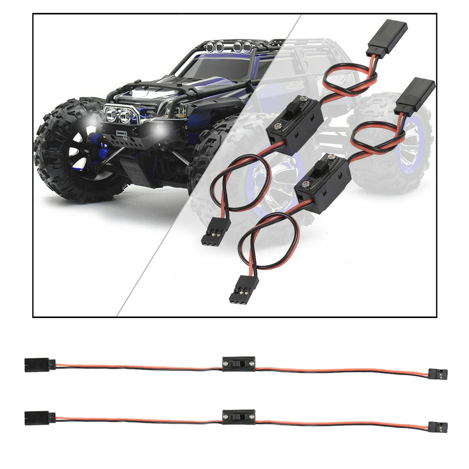 RC Receiver Extra Channel Extended Cable for Axial RC Drone DIY Accsessorys