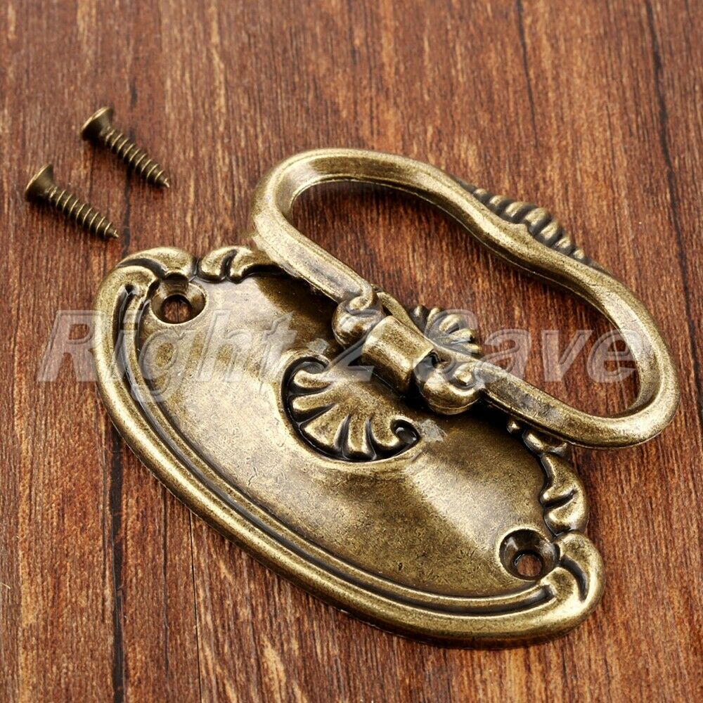 Retro Cabinet Drawer Knob Ring Home Furniture Bookcase Wardrobe Door Pull Handle