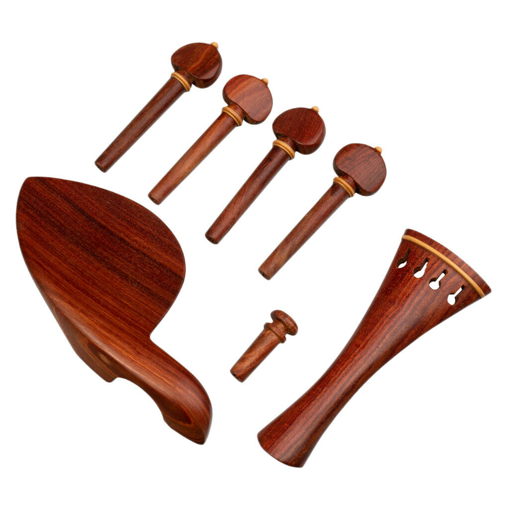 4/4 Violin Chinrest Tailpiece Violin DIY Parts Accessories Luthier Parts