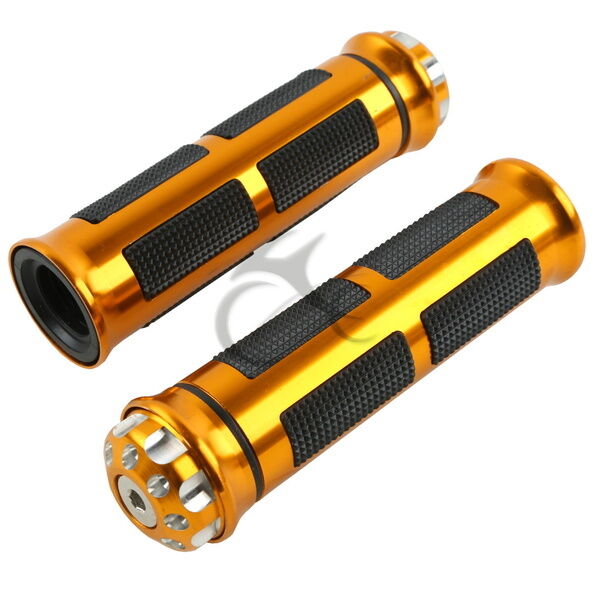 Motorcycle 7/8" Standard Handle bars Hand Grips Sports Bike Motorbike