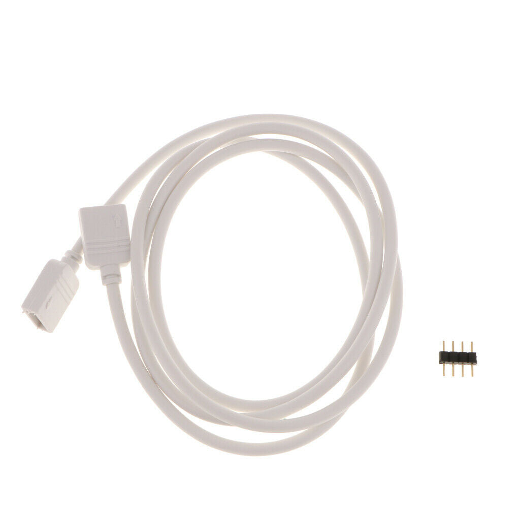 2 Piece RGB Strip Extension Cable Compliments Connection Comfortable Connector
