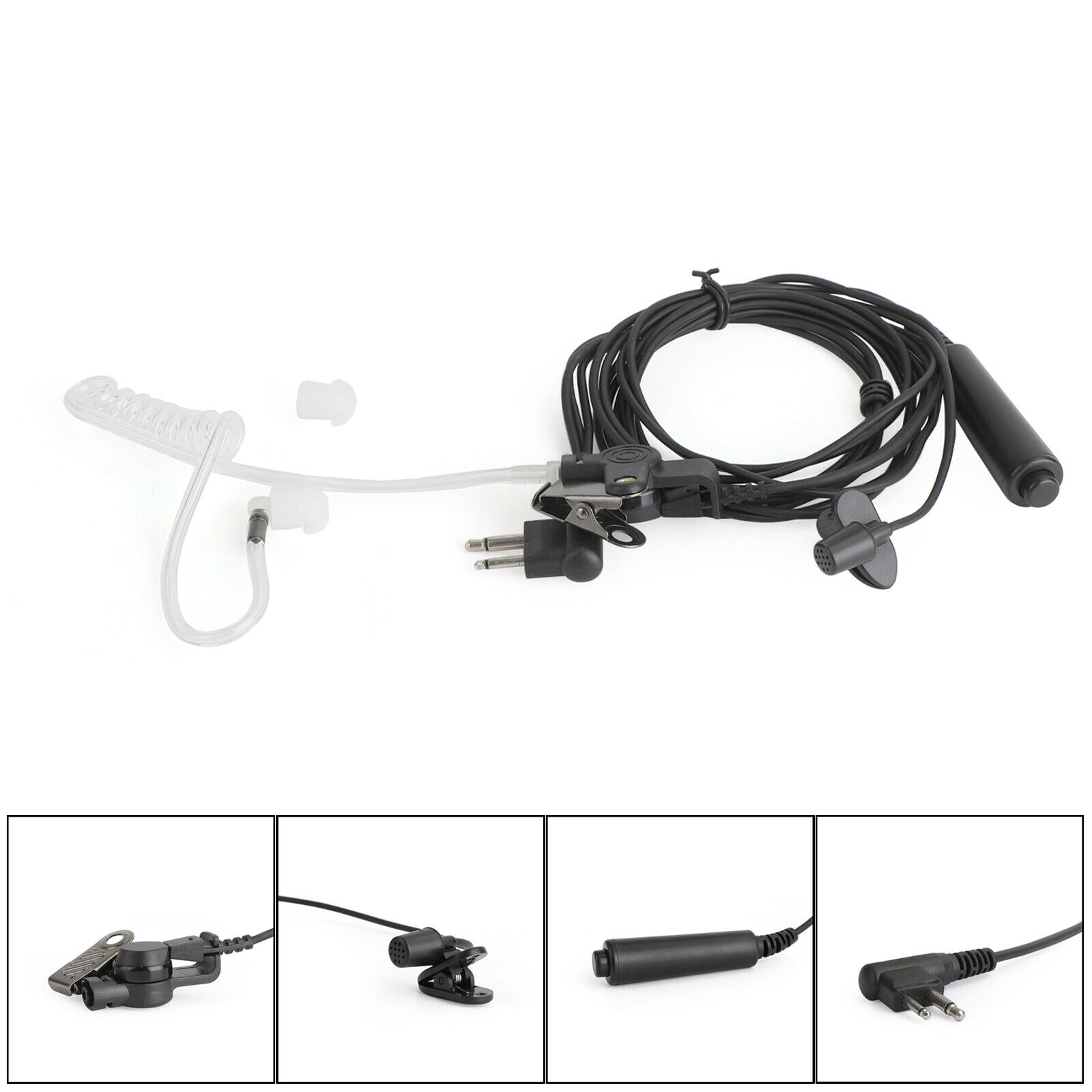 Walkie Talkie AirTube Headset for GP2000 GP2100 GP300 GP308 GP68 GP88 GP88S