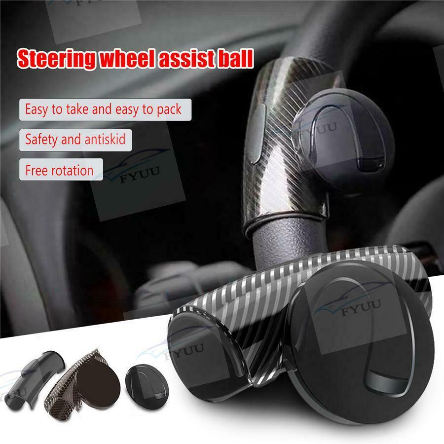 Car Steering Wheel Handle Aid Auto Truck Booster Ball Spinner Knob 360° rotation