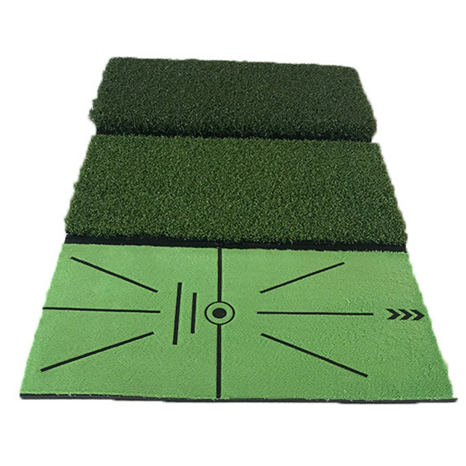 Tri-Turf Golf Hitting Mat Foldable Artificial Lawn Turf Chipping Mats for
