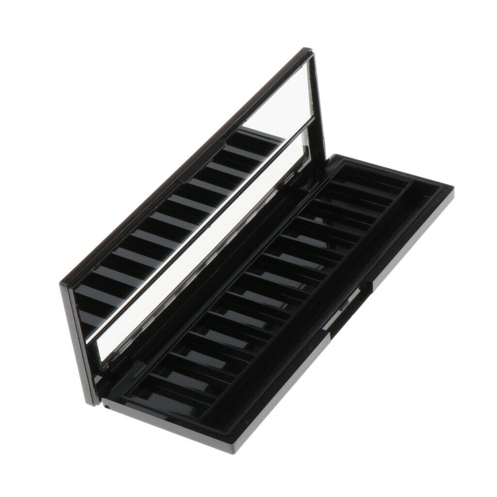 12 Grid Empty Makeup Palette Powder Eyeshadow Blush Lip Gloss DIY Case Box