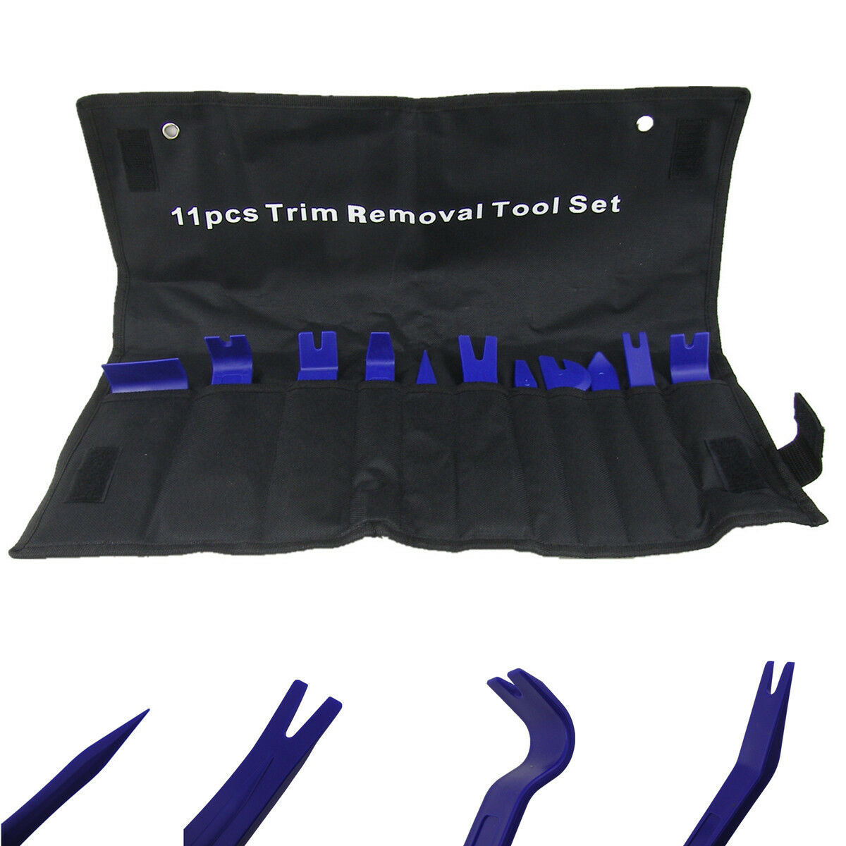 11Pcs Car Panel Trim Moulding Removal Install Bodyshop Garage Pro Nylon Tool Kit